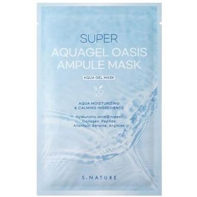 S.Nature, Gesichtsmaske, Super Aquagel Oasis Ampule Mask nawilżająca maska w płachcie 30ml S.Nature, Gesichtsmaske, Super Aquagel Oasis Ampule Mask nawilżająca maska w płachcie 30ml