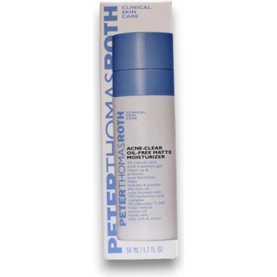 Peter Thomas Roth, Bodylotion, Acne Clear Oil-Free Matte Moisturizer 1.7oz - Expires 05/23 (50 ml) Peter Thomas Roth, Bodylotion, Acne Clear Oil-Free Matte Moisturizer 1.7oz - Expires 05/23 (50 ml)