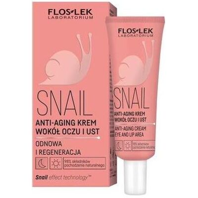 Floslek, Augenpflege, Snail Anti-Aging Cream For Eye And Lip Area 30ml (Augenpflege Crème, Tag, 30 ml) Floslek, Augenpflege, Snail Anti-Aging Cream For Eye And Lip Area 30ml (Augenpflege Crème, Tag, 30 ml)