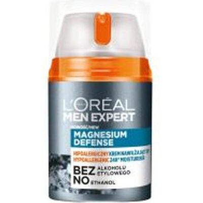 L'Oréal Paris, Gesichtscreme, L'Oreal Men Expert Magnesium Defense Hypoallergenic Moisturizer 50Ml (50 ml, 24h Creme) L'Oréal Paris, Gesichtscreme, L'Oreal Men Expert Magnesium Defense Hypoallergenic Moisturizer 50Ml (50 ml, 24h Creme)
