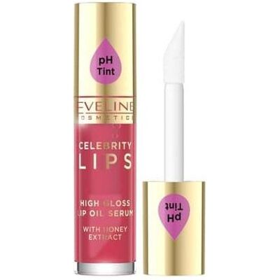 Eveline, Lippenpflege, Cosmetics Celebrity Lips High Gloss Lip Oil Serum For Lips 04 5ml (Lippenöl, 5 ml) Eveline, Lippenpflege, Cosmetics Celebrity Lips High Gloss Lip Oil Serum For Lips 04 5ml (Lippenöl, 5 ml)