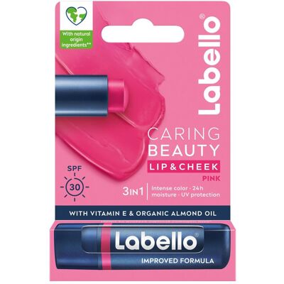 LABELLO, Lippenpflege, Caring Beauty, Pink (Lippenbalsam, 4.80 g) LABELLO, Lippenpflege, Caring Beauty, Pink (Lippenbalsam, 4.80 g)