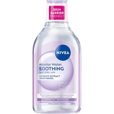 NIVEA, Gesichtsreinigung, Beruhigendes Mizellenwasser - Volumen: 400 ml (Mizellenwasser, 400 ml) NIVEA, Gesichtsreinigung, Beruhigendes Mizellenwasser - Volumen: 400 ml (Mizellenwasser, 400 ml)