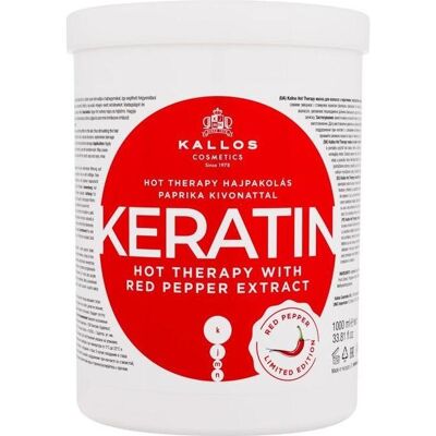Kallos, Gesichtsmaske, Keratin Red Pepper Extract Mask 1000ml (1000 ml) Kallos, Gesichtsmaske, Keratin Red Pepper Extract Mask 1000ml (1000 ml)