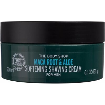 The Body Shop, Rasierschaum + Rasiergel, Maca Root & Aloe Softening Shaving Cream (200 ml, Rasiercreme) The Body Shop, Rasierschaum + Rasiergel, Maca Root & Aloe Softening Shaving Cream (200 ml, Rasiercreme)