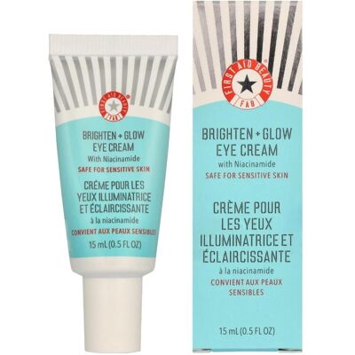First, Augenpflege, Aid Beauty Brighten + Glow Illuminating Eye Cream for Dark Circles (Augenpflege Crème, Nacht, Tag, 15 ml) First, Augenpflege, Aid Beauty Brighten + Glow Illuminating Eye Cream for Dark Circles (Augenpflege Crème, Nacht, Tag, 15 ml)