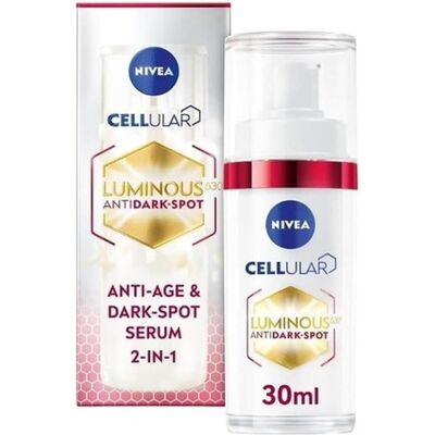 NIVEA, Gesichtsserum, Cellular Luminous 630 2-in-1 Anti-Aging Serum for Discoloration and Wrinkles 30ml (30 ml) NIVEA, Gesichtsserum, Cellular Luminous 630 2-in-1 Anti-Aging Serum for Discoloration and Wrinkles 30ml (30 ml)