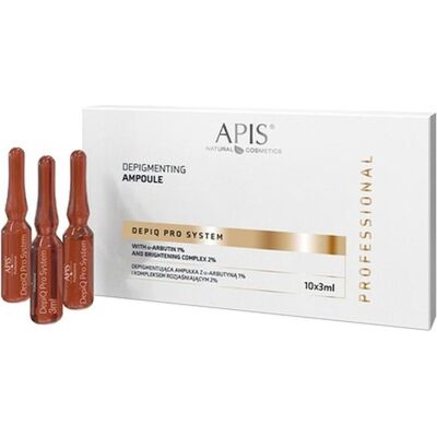 Apis Natural Cosmetics - Depiq Pro System Depigmenting Ampoule - Aufhellung - 10X3ml Apis Natural Cosmetics - Depiq Pro System Depigmenting Ampoule - Aufhellung - 10X3ml