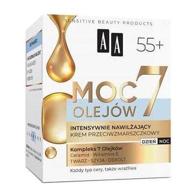 Oceanic, Gesichtscreme, Aa Power 7 Oils 55 Antiwrinkle Cream Intensively Moisturizing 50 Ml (50 ml) Oceanic, Gesichtscreme, Aa Power 7 Oils 55 Antiwrinkle Cream Intensively Moisturizing 50 Ml (50 ml)