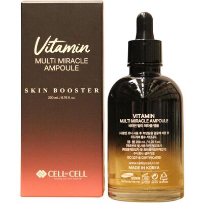 Diego dalla Palma, Gesichtsserum, Cell By Cell Miracle Ampoule Multivitamin Antispots & Lightener Serum For Face 200 Ml (200 ml) Diego dalla Palma, Gesichtsserum, Cell By Cell Miracle Ampoule Multivitamin Antispots & Lightener Serum For Face 200 Ml (200 ml)
