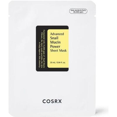 COSRX Advanced Schneckenmucin Power Sheet Maske - Intensive Feuchtigkeitsversorgung, Alle Hauttypen COSRX Advanced Schneckenmucin Power Sheet Maske - Intensive Feuchtigkeitsversorgung, Alle Hauttypen