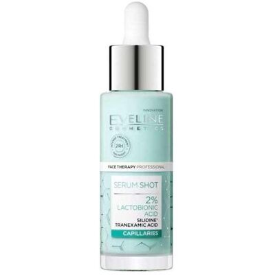 Eveline Cosmetics Serum Shot 2% Lactobionic Acid - Beruhigendes Rötungskonzentrat Eveline Cosmetics Serum Shot 2% Lactobionic Acid - Beruhigendes Rötungskonzentrat