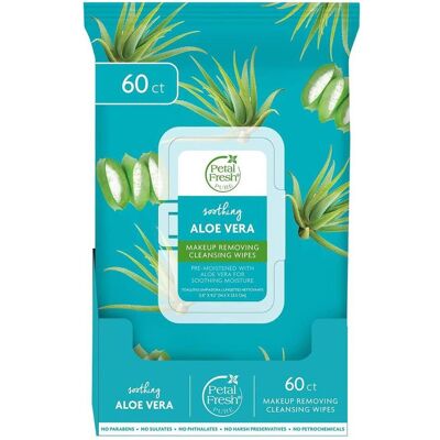 Petal Fresh, Gesichtsreinigung, - Pure Aloe Vera Makeup Removing Wipes (Reinigungstücher Gesicht) Petal Fresh, Gesichtsreinigung, - Pure Aloe Vera Makeup Removing Wipes (Reinigungstücher Gesicht)