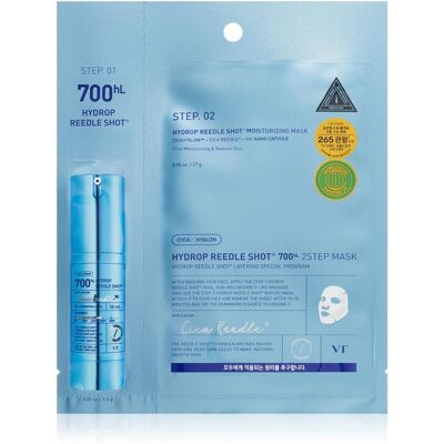 VT Cosmetics, Gesichtsmaske, Hydrop Reedle Shot 700hL 2-Step Mask (28.50 g) VT Cosmetics, Gesichtsmaske, Hydrop Reedle Shot 700hL 2-Step Mask (28.50 g)
