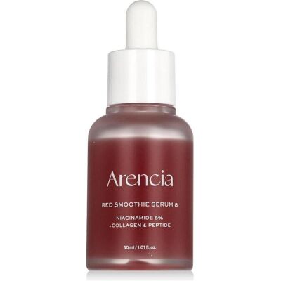 Arencia, Gesichtsserum, Red Collagen + Peptide Smoothie Serum with 8% Niacinamide and Vitamin C (30 ml) Arencia, Gesichtsserum, Red Collagen + Peptide Smoothie Serum with 8% Niacinamide and Vitamin C (30 ml)