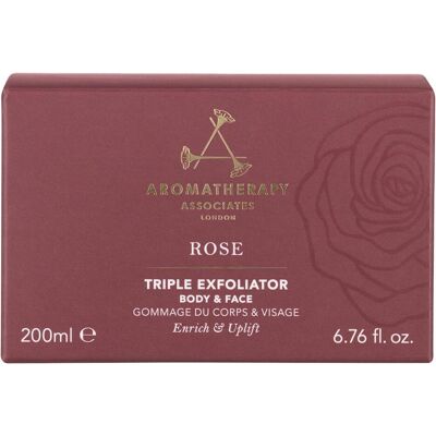 Aromatherapy Associates, Gesichtsreinigung, Rose Triple Exfoliator 200ml (Reinigungspeeling, 200 ml) Aromatherapy Associates, Gesichtsreinigung, Rose Triple Exfoliator 200ml (Reinigungspeeling, 200 ml)