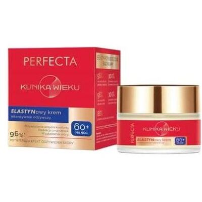 Gesichtscreme, Perfecta Age Clinic Elastic Cream Intensively Nourishing Night Cream 60 50ml (50 ml, Nachtcreme) Gesichtscreme, Perfecta Age Clinic Elastic Cream Intensively Nourishing Night Cream 60 50ml (50 ml, Nachtcreme)