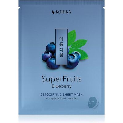 Korika, Gesichtsmaske, - Superfruitsueberry Detoxifying Sheet Mask 25 g (25 g) Korika, Gesichtsmaske, - Superfruitsueberry Detoxifying Sheet Mask 25 g (25 g)