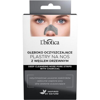 L´Biotica, Gesichtsmaske, L'Biotica Deep Cleansing Charcoal Nasal Patches 3Pcs. (150 ml) L´Biotica, Gesichtsmaske, L'Biotica Deep Cleansing Charcoal Nasal Patches 3Pcs. (150 ml)