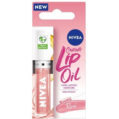 NIVEA, Lippenpflege, Caring Lip Oil Rose Lip Oil 5.5 Ml (Lippenöl, 5.50 ml) NIVEA, Lippenpflege, Caring Lip Oil Rose Lip Oil 5.5 Ml (Lippenöl, 5.50 ml)