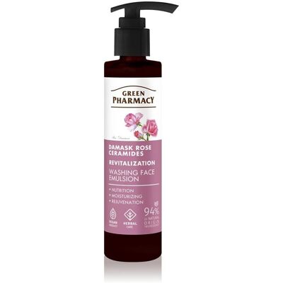Schubiger, Gesichtsreinigung, Green Pharmacy Emulsja do mycia twarzy Róża Damasceńska i Ceramidy 150ml (150 ml) Schubiger, Gesichtsreinigung, Green Pharmacy Emulsja do mycia twarzy Róża Damasceńska i Ceramidy 150ml (150 ml)