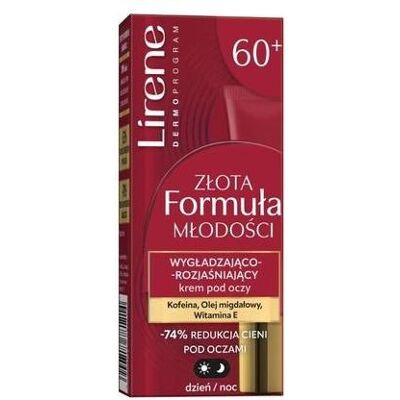 Lirene, Augenpflege, Golden Youth Formula Smoothing And Brightening Eye Cream 15ml (Augenpflege Crème, Nacht, Tag, 15 ml) Lirene, Augenpflege, Golden Youth Formula Smoothing And Brightening Eye Cream 15ml (Augenpflege Crème, Nacht, Tag, 15 ml)