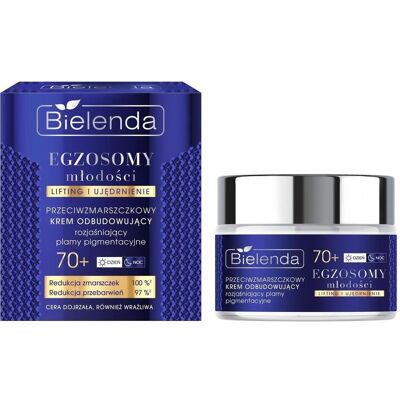 Bielenda, Gesichtscreme, Egzosomy Młodości przeciwzmarszczkowy krem do twarzy 70+ na dzień i noc 50ml (50 ml, Nachtcreme, Tagescreme) Bielenda, Gesichtscreme, Egzosomy Młodości przeciwzmarszczkowy krem do twarzy 70+ na dzień i noc 50ml (50 ml, Nachtcreme, Tagescreme)