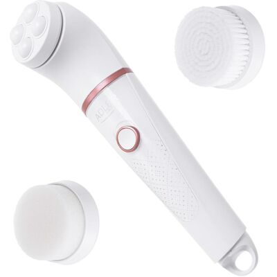 Adler, Gesichtspflegegerät, AD 2178 facial cleansing brush Vibrating & rotating brush White Battery Adler, Gesichtspflegegerät, AD 2178 facial cleansing brush Vibrating & rotating brush White Battery