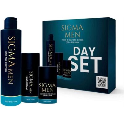 Kanna, Beauty Geschenkset, Sigma Men Day Set zestaw żel do mycia ciała i włosów 200ml + krem do rąk 100ml + krem na dzień 50ml (Gesichtspflege Set, Körperpflegeset) Kanna, Beauty Geschenkset, Sigma Men Day Set zestaw żel do mycia ciała i włosów 200ml + krem do rąk 100ml + krem na dzień 50ml (Gesichtspflege Set, Körperpflegeset)
