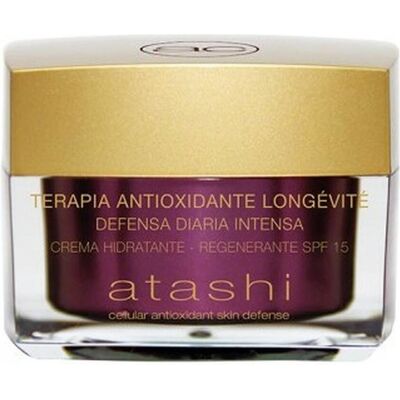 Atashi, Gesichtscreme, CELLULAR ANTIOXIDANT SKIN DEFENSE crema hidratante regenerante 50 ml (50 ml, Tagescreme, SPF 15) Atashi, Gesichtscreme, CELLULAR ANTIOXIDANT SKIN DEFENSE crema hidratante regenerante 50 ml (50 ml, Tagescreme, SPF 15)