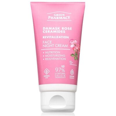 Schubiger, Gesichtscreme, Green Pharmacy Krem do twarzy na Noc Róża Damasceńska i Ceramidy 50ml (50 ml, Nachtcreme) Schubiger, Gesichtscreme, Green Pharmacy Krem do twarzy na Noc Róża Damasceńska i Ceramidy 50ml (50 ml, Nachtcreme)