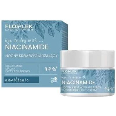 Floslek, Gesichtsserum, FLOS NIACINAMIDE Krem wygładzający noc (50 ml) Floslek, Gesichtsserum, FLOS NIACINAMIDE Krem wygładzający noc (50 ml)
