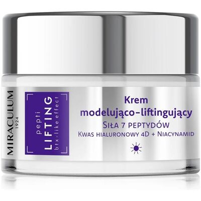 Gesichtscreme, MIRACULUM Pepti Lifting krem modelująco-liftingujący do twarzy na dzień 50ml (50 ml, Tagescreme) Gesichtscreme, MIRACULUM Pepti Lifting krem modelująco-liftingujący do twarzy na dzień 50ml (50 ml, Tagescreme)