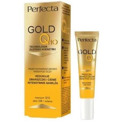Perfecta, Augenpflege, Gold Q10 Anti-Falten Augencreme 15ml (Augenpflege Crème, Tag, 15 ml) Perfecta, Augenpflege, Gold Q10 Anti-Falten Augencreme 15ml (Augenpflege Crème, Tag, 15 ml)
