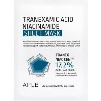 Aplb, Gesichtsmaske, Tranexamic Acid Niacinamide Sheet Mask 25ml (30 g) Aplb, Gesichtsmaske, Tranexamic Acid Niacinamide Sheet Mask 25ml (30 g)
