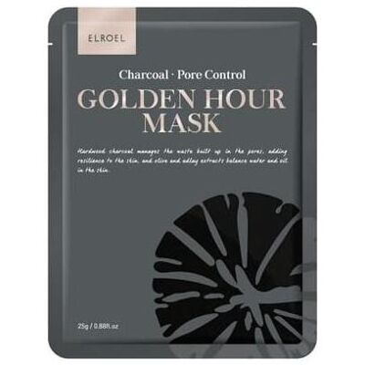 Gesichtsmaske, Elroel Golden Hour Mask Holzkohle Gesichtsmaske 25g (25 g) Gesichtsmaske, Elroel Golden Hour Mask Holzkohle Gesichtsmaske 25g (25 g)