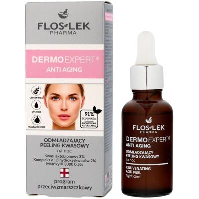FlosLek Pharma DermoExpert Acid Peel Nachtpflege - Hautserum FlosLek Pharma DermoExpert Acid Peel Nachtpflege - Hautserum