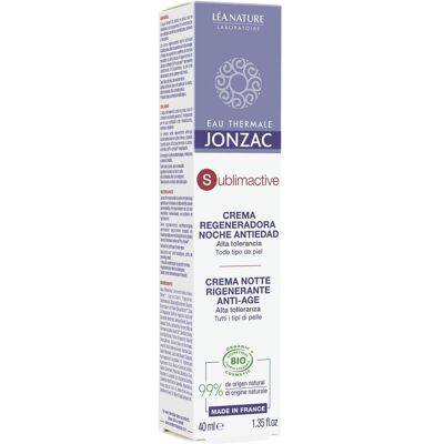 Jonzac Nachtcreme - Anti-Aging, Faltenreduzierung, Sensitive Haut, 40ml Jonzac Nachtcreme - Anti-Aging, Faltenreduzierung, Sensitive Haut, 40ml