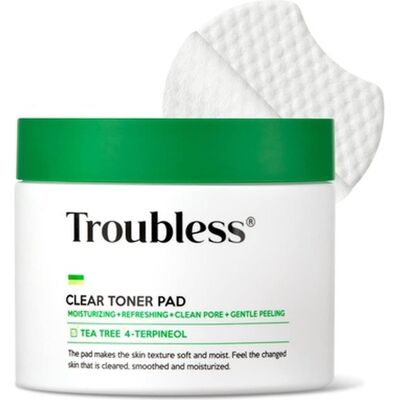 Trouble, Gesichtsreinigung, Klar Toner Pad (Reinigungstücher Gesicht) Trouble, Gesichtsreinigung, Klar Toner Pad (Reinigungstücher Gesicht)