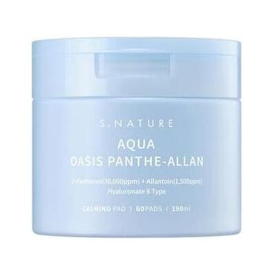 S.Nature, Gesichtsmaske, Aqua Oasis Pantheallan Calming Pad 60 Pads 190ml Exfoliating Pore Care S.Nature, Gesichtsmaske, Aqua Oasis Pantheallan Calming Pad 60 Pads 190ml Exfoliating Pore Care