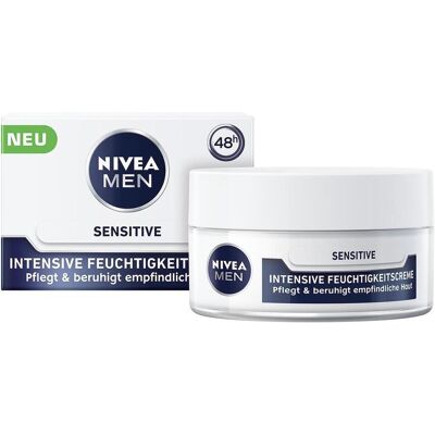 NIVEA MEN, Gesichtscreme, Men Sensitive (50 ml, Tagescreme) NIVEA MEN, Gesichtscreme, Men Sensitive (50 ml, Tagescreme)