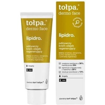 Tolpa, Bodylotion, Dermo Face Lipidro Nourishing Regenerating Cream-Oil Rich Night 40ml (40 ml) Tolpa, Bodylotion, Dermo Face Lipidro Nourishing Regenerating Cream-Oil Rich Night 40ml (40 ml)