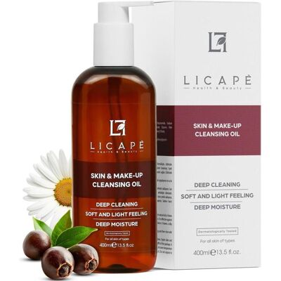 Licape, Gesichtsreinigung, Reinigungsöl Gesicht 400 ml Abschminken & Gesichtsreinigung (Reinigungsöl, 400 ml) Licape, Gesichtsreinigung, Reinigungsöl Gesicht 400 ml Abschminken & Gesichtsreinigung (Reinigungsöl, 400 ml)