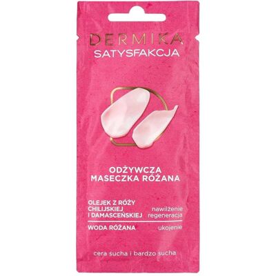 Dermika, Gesichtsmaske, Beauty Masks Nutritional Satisfaction Rose Mask For Dry And Very Dry Skin 10Ml (10 ml) Dermika, Gesichtsmaske, Beauty Masks Nutritional Satisfaction Rose Mask For Dry And Very Dry Skin 10Ml (10 ml)