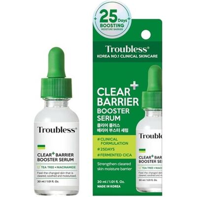 Trouble, Gesichtsserum, Troubless Clear Barrier Plus Booster Serum Soothing and Hydrating Serum for Face (30 ml) Trouble, Gesichtsserum, Troubless Clear Barrier Plus Booster Serum Soothing and Hydrating Serum for Face (30 ml)