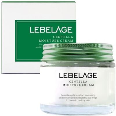 Lebelage, Gesichtscreme, Centella Moisture Cream with Madecassoside and Asiaticoside for Hydration (50 ml, Tagescreme) Lebelage, Gesichtscreme, Centella Moisture Cream with Madecassoside and Asiaticoside for Hydration (50 ml, Tagescreme)