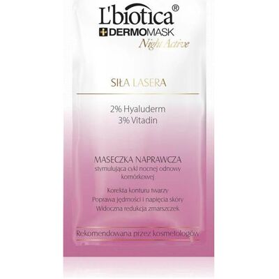 L’biotica DermoMask Night Active - Hautverjüngende Maske mit Stammzellen L’biotica DermoMask Night Active - Hautverjüngende Maske mit Stammzellen