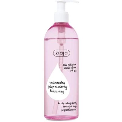 Ziaja, Gesichtsreinigung, Universal micellar liquid for face and eyes 390ml (Mizellenwasser, 390 ml) Ziaja, Gesichtsreinigung, Universal micellar liquid for face and eyes 390ml (Mizellenwasser, 390 ml)