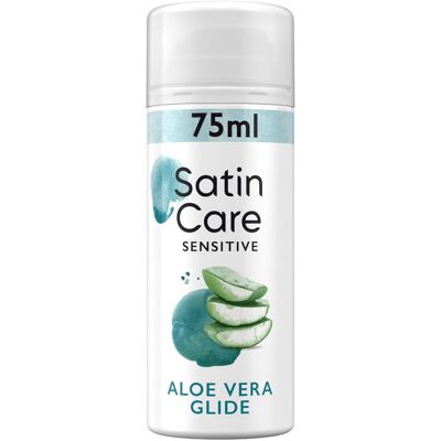 Gillette Rasierschaum + Rasiergel, Satin Care Sensitiv (75 ml, Rasiergel) Gillette Rasierschaum + Rasiergel, Satin Care Sensitiv (75 ml, Rasiergel)