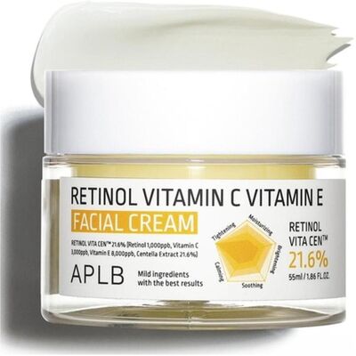Aplb, Gesichtsserum, Retinol Vitamin C Vitamin E Facial Cream 21.6% 1.86oz (55 ml) Aplb, Gesichtsserum, Retinol Vitamin C Vitamin E Facial Cream 21.6% 1.86oz (55 ml)